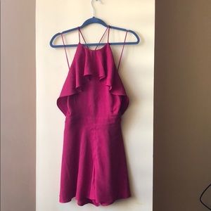 Finders keeper willow cherry romper Size Large
